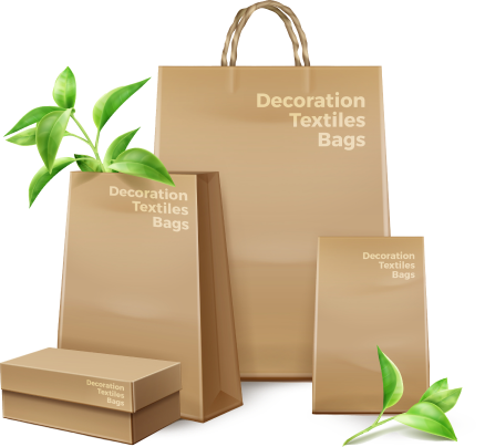 Decoration textile bags